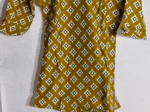 Olive green cotton kurti