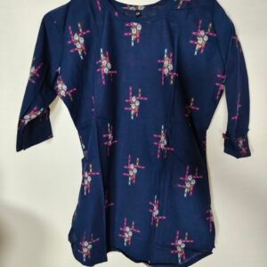Navy blue short kurti