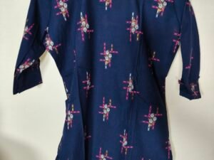 Navy blue short kurti
