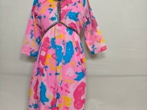 Rose coloured Anarkalai kurti