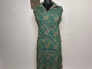 Dark green mango designed coord set