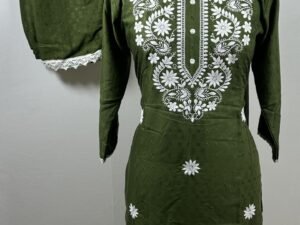 Lucknowi Embroidered chikankari salwar suit