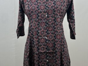 Black floral designed kurthi