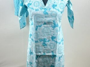 Sky blue floral coord set