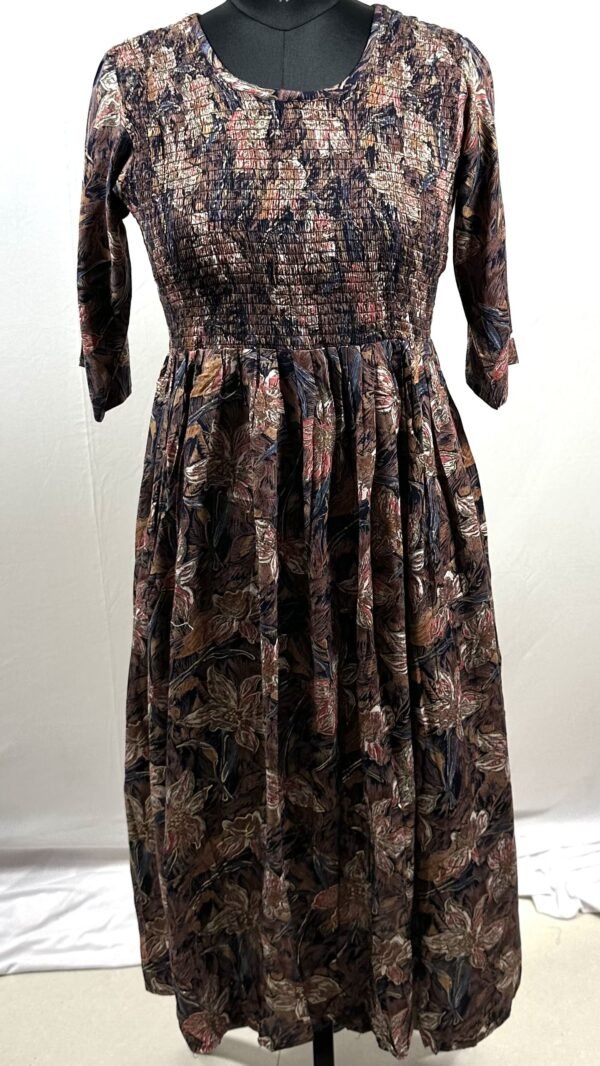 Floral desingned anarkali kurthi
