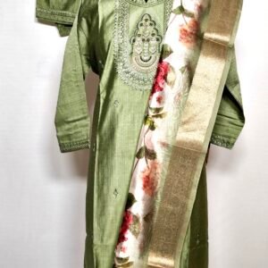 Light green Churidar set