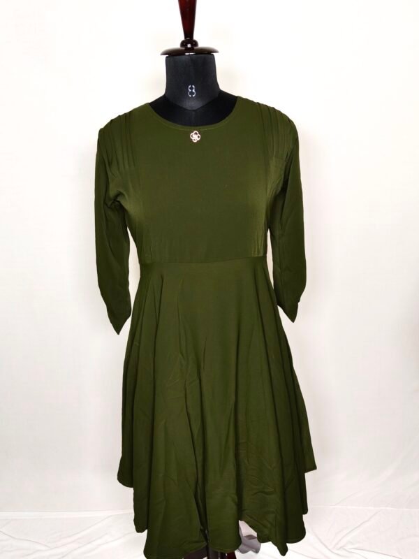 Olive green tunic