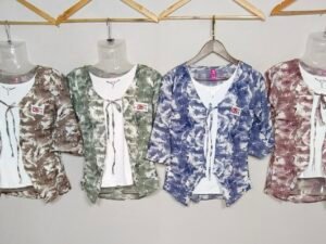 Textured western tops