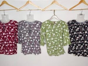 Printed westerrn tops