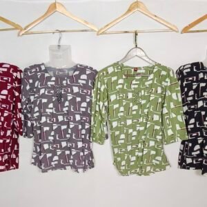 Printed westerrn tops