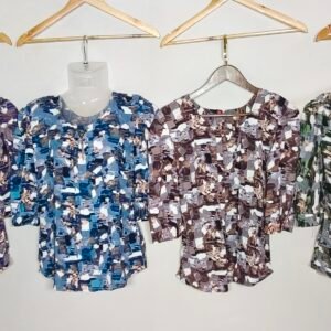 Printed westerrn tops