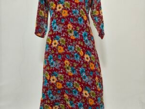 Georgette floral long kurti